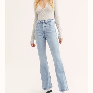 Levi’s ribcage flare jeans